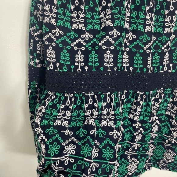 Maeve Anthropologie Cammie Embroidered Peplum Top - Picture 10 of 10